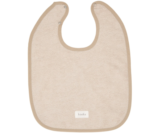 [445383] Koeka | Slabbetje Dijon Daily Sand Drukknopensluiting Badstof 33x44cm,