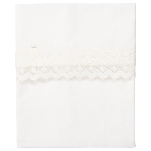 [450273] Koeka | Laken Crochet Warm White 110x140cm