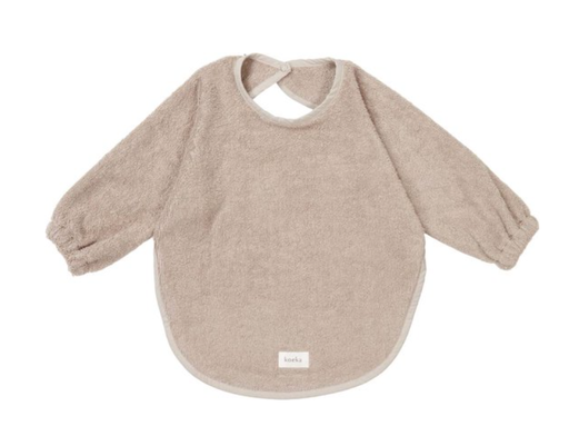 [472791] Koeka | Slabbetje met Mouwen Dijon Daily Badstof Clay