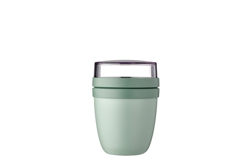 [462049] Mepal | Lunchpot Ellipse Mini Nordic Black Kunststof Sage 300ml