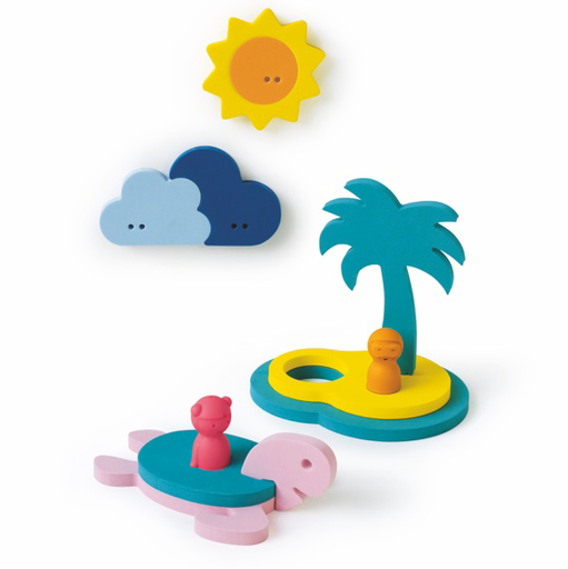 [403674] Quut | Badspeelgoed Bath Puzzle Treasure Island +10M