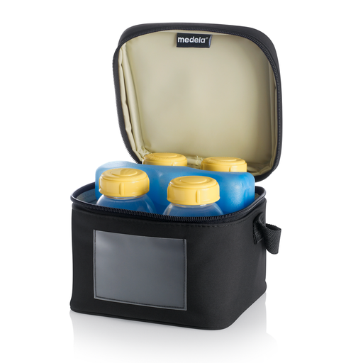 [356061] Medela | Koeltas incl. 4 Medela Moedermelk Flesjes/Koelelement