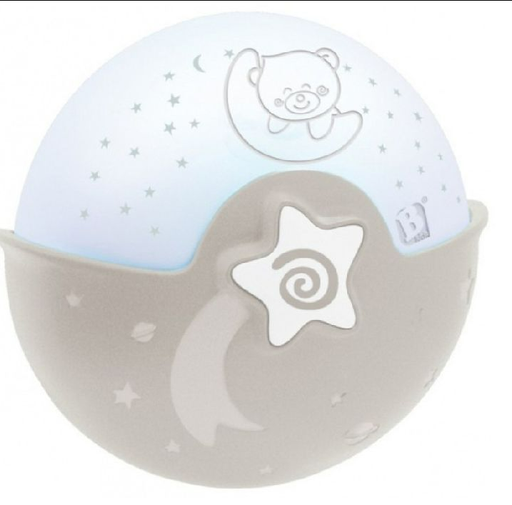 [303005] Infantino | Nachtlamp met projectie Bear en Moon Grey