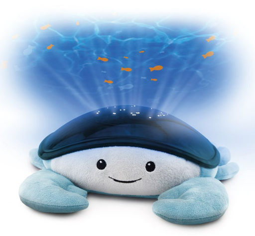 [385403] Zazu | Nachtlamp met Projectie Cody Krab in Kunststof/Velours met Muziek