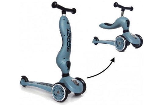 [385780] Scoot and Ride | Loopfiets Loopauto Highwaykick 1 Steel 