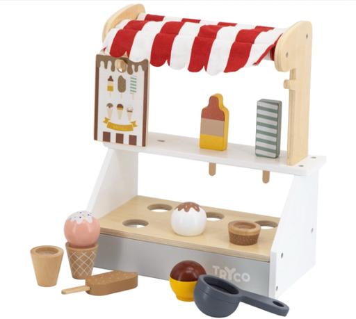 [438120] Tryco | Winkelgerei Ice Cream Cart Multikleur Hout +18M 
