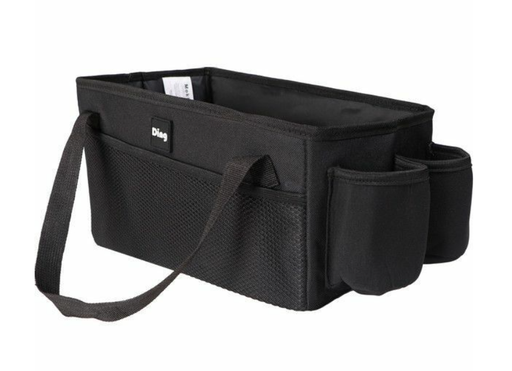 [454783] ORGANISER VOOR IN DE WAGEN, Car Organizer, black, zwart, uni, 34x19x20cm