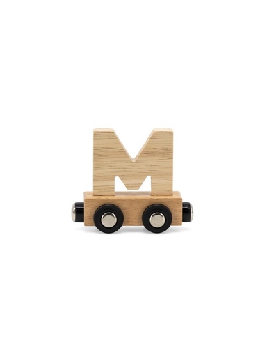 [454906] Tryco | Treinletter Letter M Natural Hout Bruin