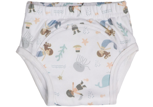 [473685] OEFENBROEKJE, 36M+, sea fantasy, aop zee thema, Blush & Blossom, Potty pants, herbruikbaar, 1 stuk(s), luier