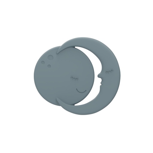 [481619] Label Label | Bijtring Moon Siliconen Blue 