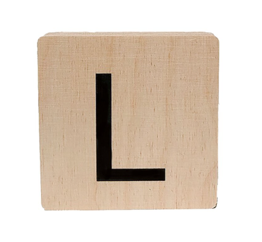 [480719] Minimou | Houten Letter L 10x10cm