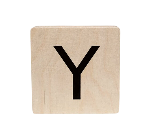 [480732] Minimou | Letter Y Hout 10x10cm