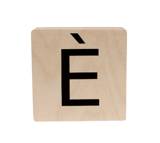 [480735] Minimou | Letter è Hout 10x10cm