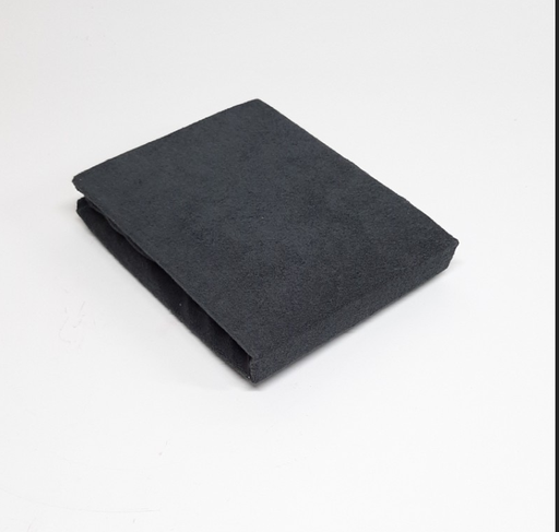 [202421] He Baby | Waskussenhoes Badstof Donkergrijs 50x80cm