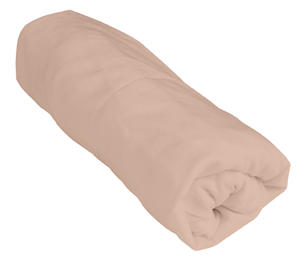 [322181] He Baby | Hoeslaken Jersey 100% Katoen Dusty Pink 60x120cm